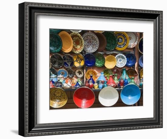 Ceramics for Sale, Souk, Medina, Marrakech (Marrakesh), Morocco, North Africa-Nico Tondini-Framed Photographic Print