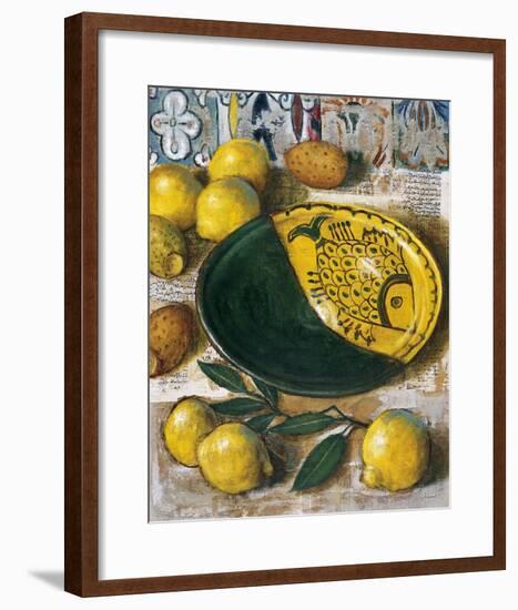 Ceramique aux Citrons-Pascal Lionnet-Framed Art Print