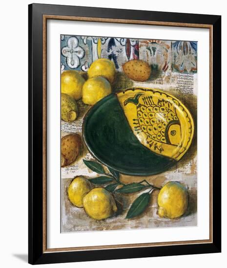 Ceramique aux Citrons-Pascal Lionnet-Framed Art Print