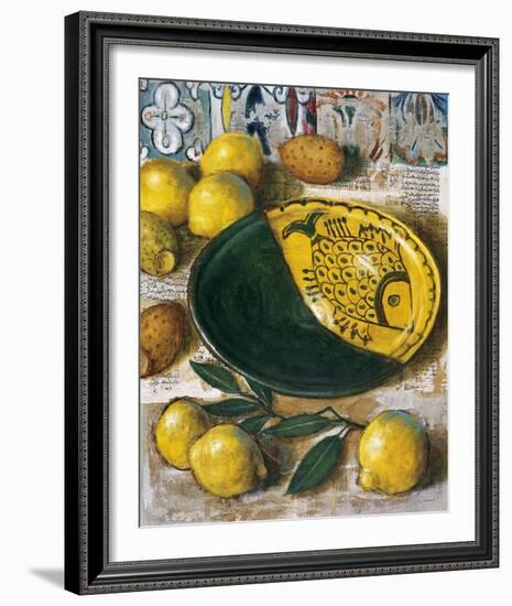 Ceramique aux Citrons-Pascal Lionnet-Framed Art Print