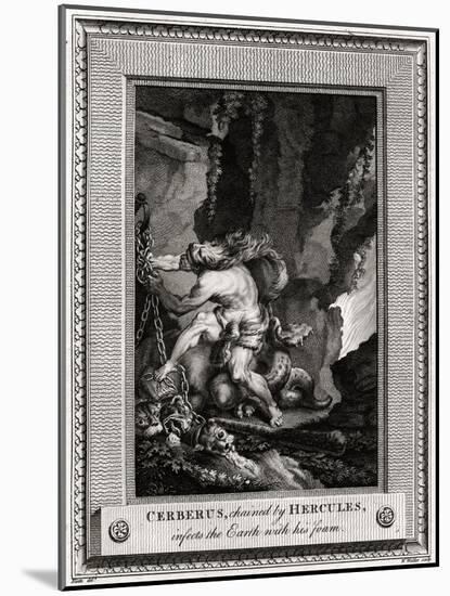 Cerberus, Chained by Hercules, Infects the Earth with His Foam, 1774-W Walker-Mounted Giclee Print