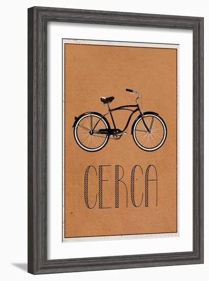 CERCA (Italian -  Explore)-null-Framed Art Print