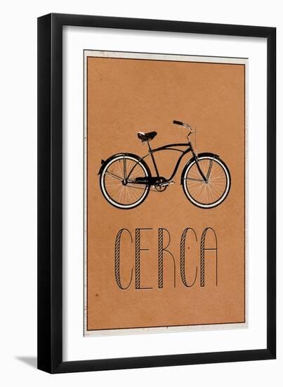 CERCA (Italian -  Explore)-null-Framed Art Print