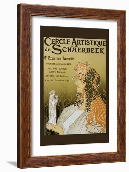 Cercle Artistique De Schaerbeek, Exposition-Privat Livemont-Framed Art Print