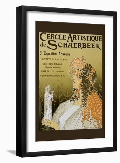 Cercle Artistique De Schaerbeek, Exposition-Privat Livemont-Framed Art Print