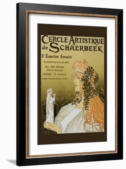 Cercle Artistique De Schaerbeek, Exposition-Privat Livemont-Framed Art Print