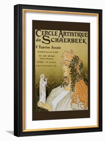 Cercle Artistique De Schaerbeek, Exposition-Privat Livemont-Framed Art Print