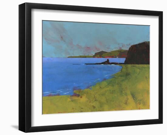 Ceredigion Cliffs-Paul Bailey-Framed Premium Giclee Print