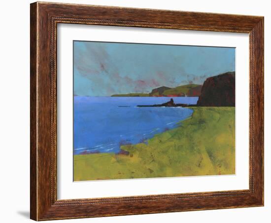 Ceredigion Cliffs-Paul Bailey-Framed Art Print