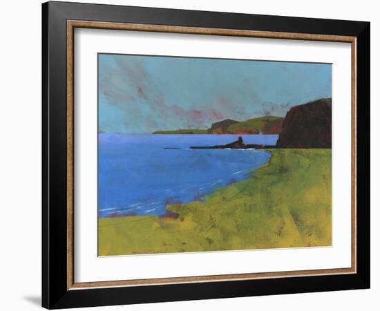 Ceredigion Cliffs-Paul Bailey-Framed Art Print