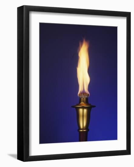 Ceremonial Olympic Style Torch-null-Framed Photographic Print