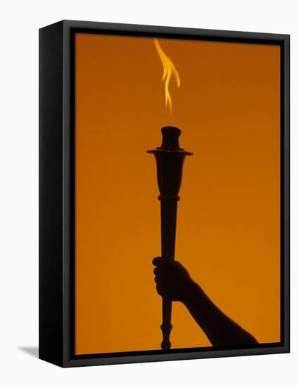 Ceremonial Torch-Paul Sutton-Framed Premier Image Canvas