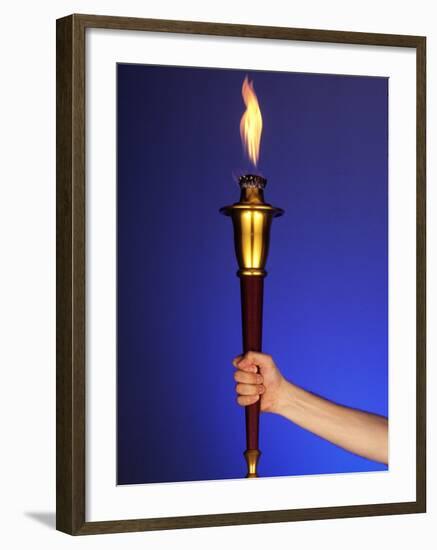 Ceremonial Torch-Paul Sutton-Framed Photographic Print