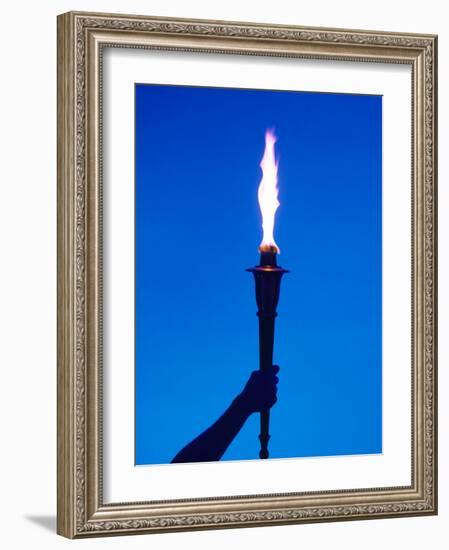 Ceremonial Torch-Paul Sutton-Framed Photographic Print