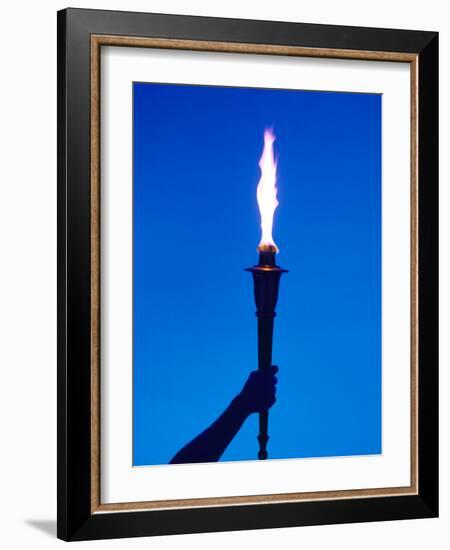 Ceremonial Torch-Paul Sutton-Framed Photographic Print