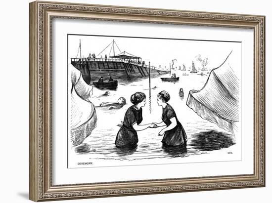 Ceremony, 1872-George Du Maurier-Framed Giclee Print