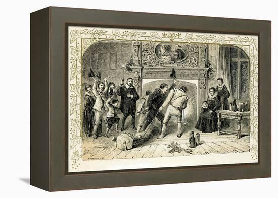 Ceremony for Christmas Eve --Myles Birket Foster-Framed Premier Image Canvas