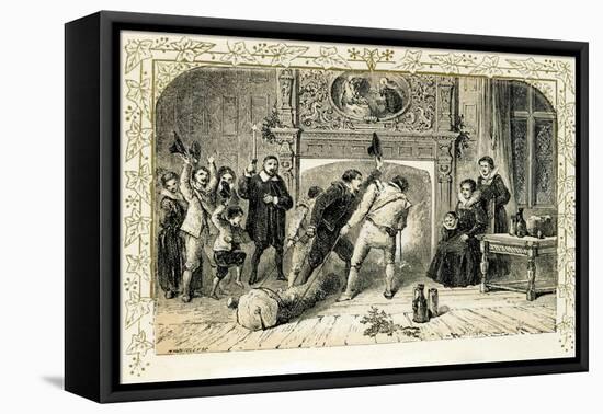 Ceremony for Christmas Eve --Myles Birket Foster-Framed Premier Image Canvas