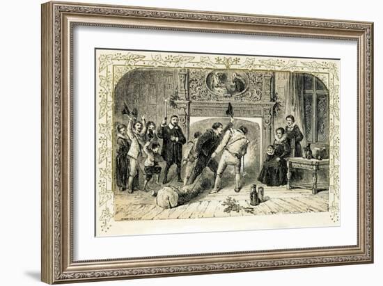 Ceremony for Christmas Eve --Myles Birket Foster-Framed Giclee Print