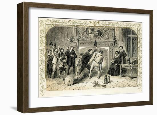 Ceremony for Christmas Eve --Myles Birket Foster-Framed Giclee Print