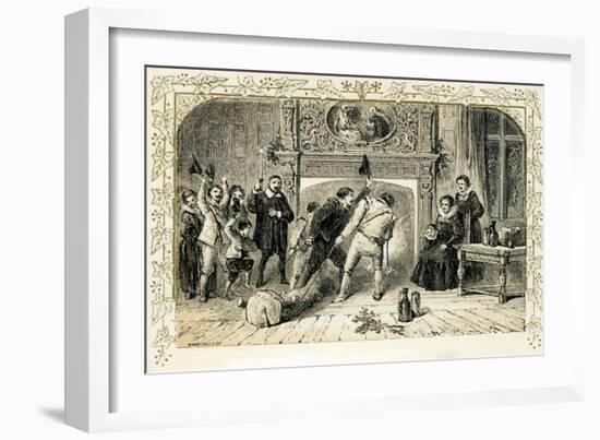 Ceremony for Christmas Eve --Myles Birket Foster-Framed Giclee Print