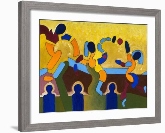 Ceremony of a Sacred Game of Balls, 2007-Jan Groneberg-Framed Giclee Print