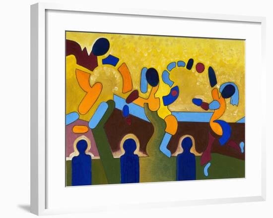 Ceremony of a Sacred Game of Balls, 2007-Jan Groneberg-Framed Giclee Print