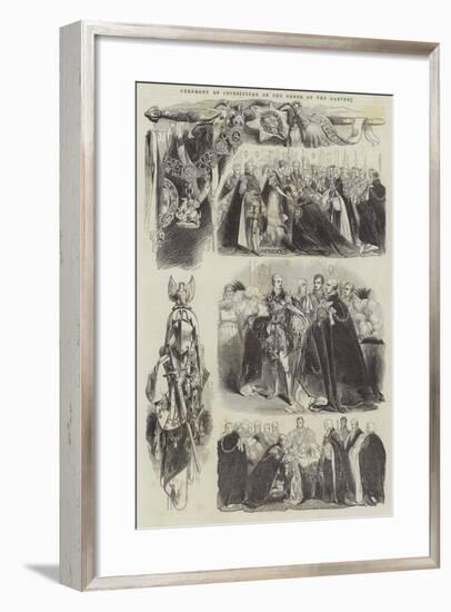 Ceremony of Investiture of the Order of the Garter-null-Framed Giclee Print