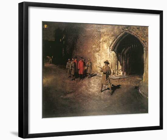 Ceremony of the Keys-Terence Cuneo-Framed Premium Giclee Print