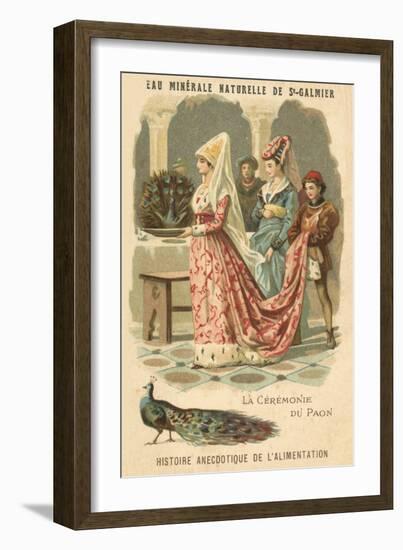 Ceremony of the Peacock-null-Framed Giclee Print