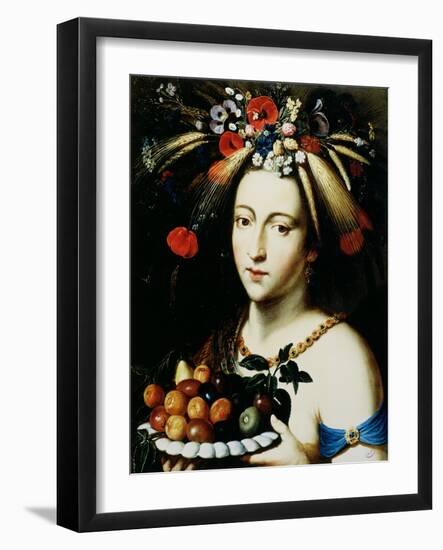 Ceres, Goddess of Abundance, 17th Century-Jan Brueghel the Younger-Framed Giclee Print