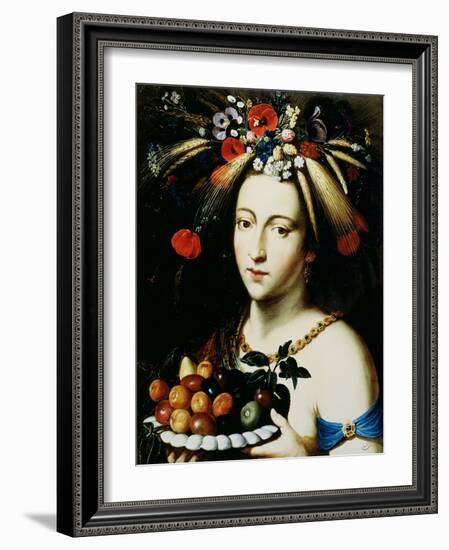 Ceres, Goddess of Abundance, 17th Century-Jan Brueghel the Younger-Framed Giclee Print