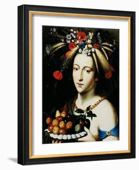 Ceres, Goddess of Abundance, 17th Century-Jan Brueghel the Younger-Framed Giclee Print