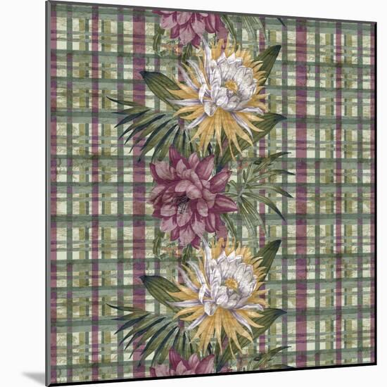 Cereus Plaid Sagep Plum-Bill Jackson-Mounted Giclee Print