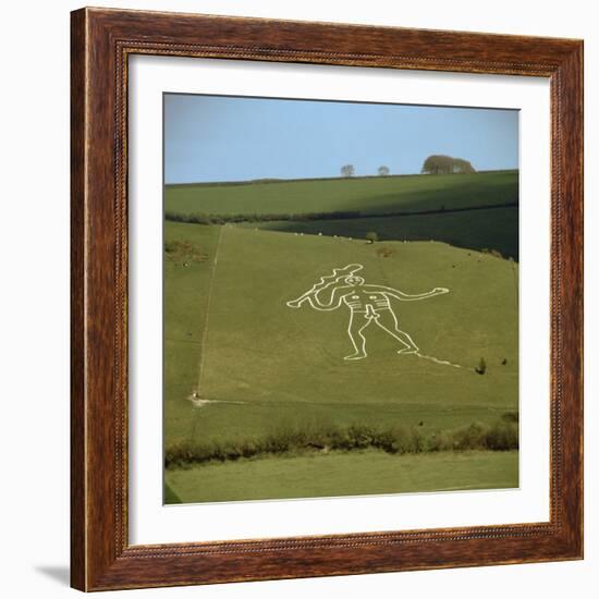 Cerne Abbas Giant, 18th century-Unknown-Framed Photographic Print