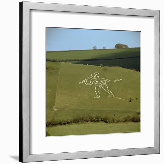 Cerne Abbas Giant, 18th century-Unknown-Framed Photographic Print