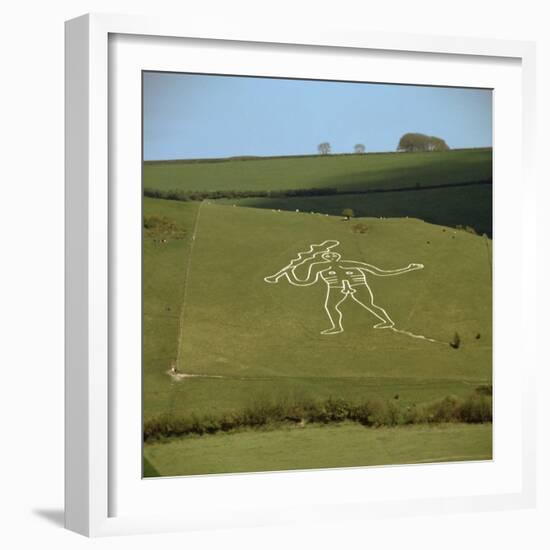 Cerne Abbas Giant, 18th century-Unknown-Framed Photographic Print