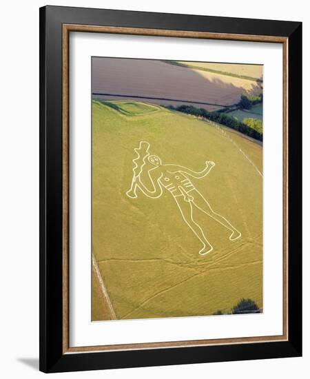 Cerne Abbas Giant, Dorset, England, UK-Adam Woolfitt-Framed Photographic Print