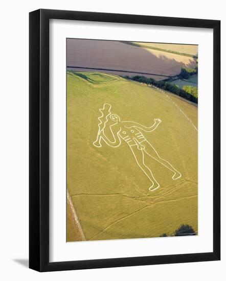 Cerne Abbas Giant, Dorset, England, UK-Adam Woolfitt-Framed Photographic Print