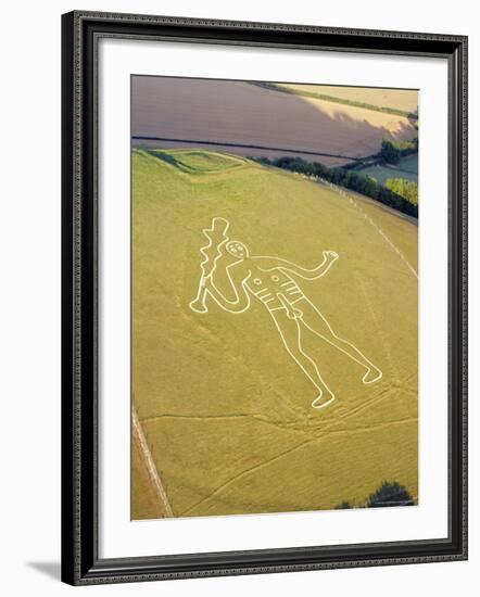 Cerne Abbas Giant, Dorset, England, UK-Adam Woolfitt-Framed Photographic Print