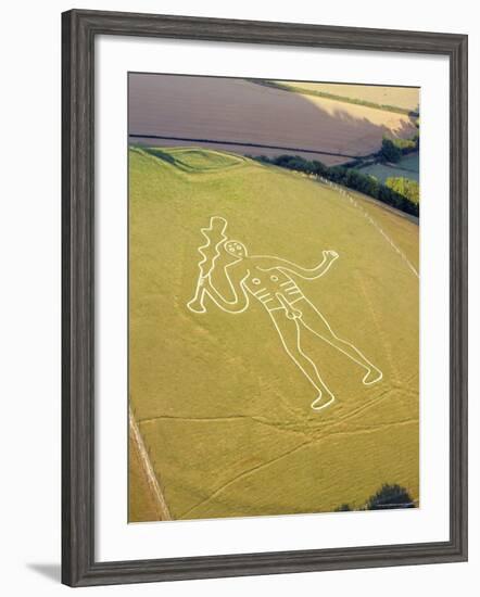 Cerne Abbas Giant, Dorset, England, UK-Adam Woolfitt-Framed Photographic Print