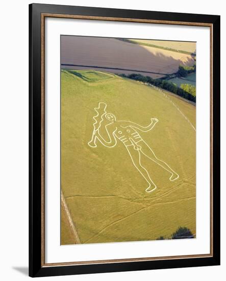 Cerne Abbas Giant, Dorset, England, UK-Adam Woolfitt-Framed Photographic Print