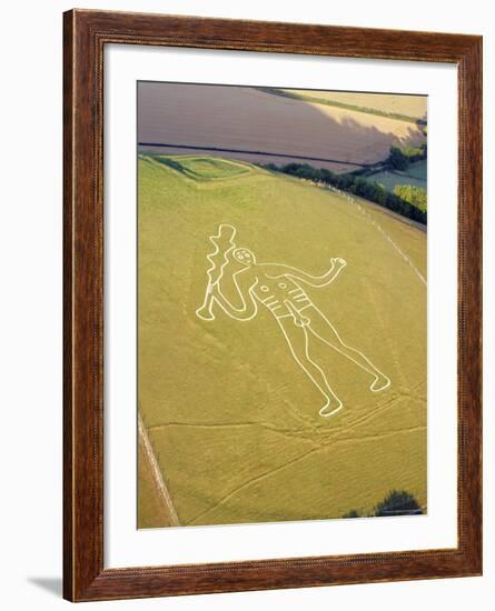 Cerne Abbas Giant, Dorset, England, UK-Adam Woolfitt-Framed Photographic Print