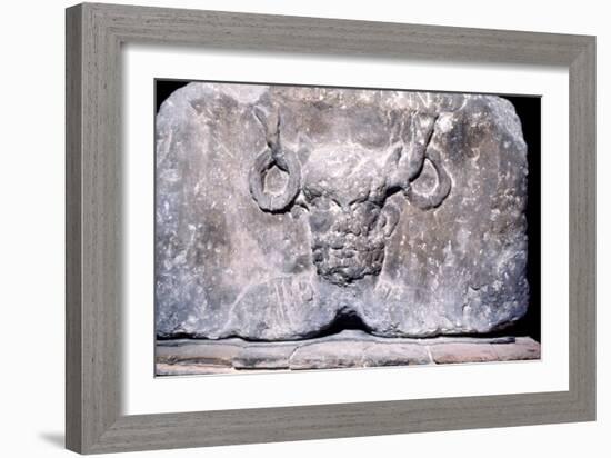 Cernunnos, the Celtic Horned God from the Pillar of the Boatmen of Paris, AD14-37-Unknown-Framed Giclee Print