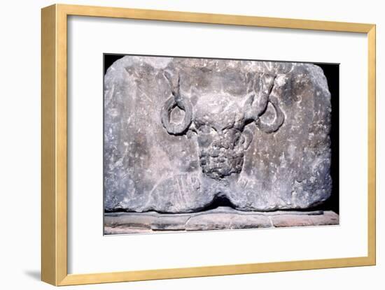 Cernunnos, the Celtic Horned God from the Pillar of the Boatmen of Paris, AD14-37-Unknown-Framed Giclee Print