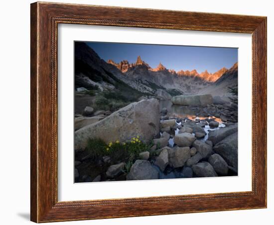 Cerro Catedral and Lago Toncek, Nahuel Huapi National Park, Bariloche, Patagonia, Argentina-Colin Brynn-Framed Photographic Print