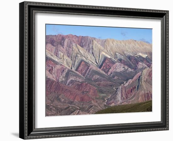 Cerro Santana Rock Formation, Humahuaca Region, Jujuy Province, Argentina-Jutta Riegel-Framed Photographic Print