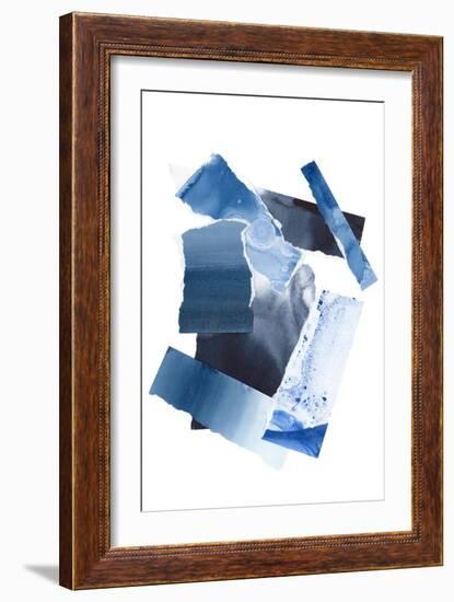 Cerulean Assemblage 1-Stefano Altamura-Framed Giclee Print