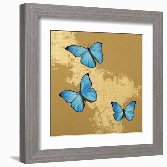 Cerulean Butterfly II-Joanna Charlotte-Framed Art Print