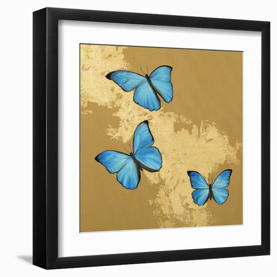 Cerulean Butterfly II-Joanna Charlotte-Framed Art Print